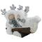 18.5" White Winter Smiling Children on Seesaw Decoration